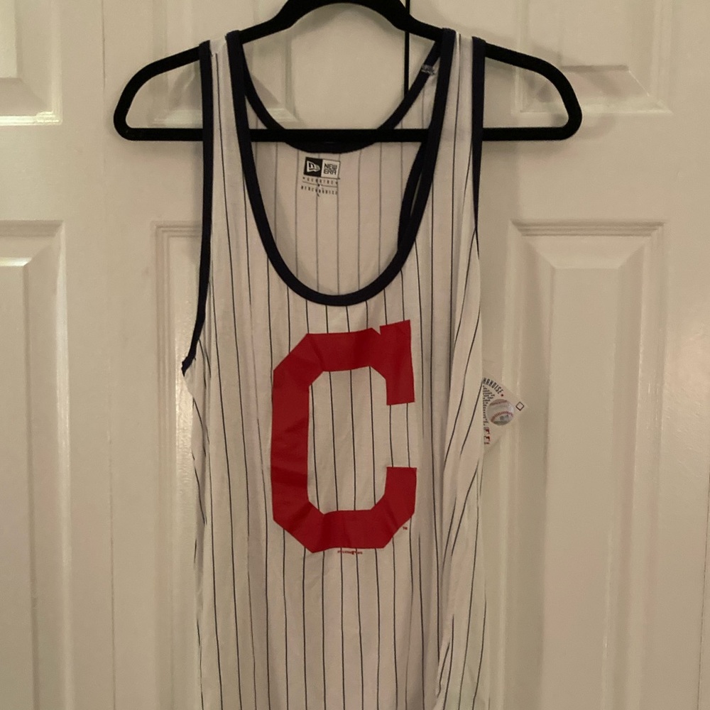 Cleveland Indians Pinstripe Tank